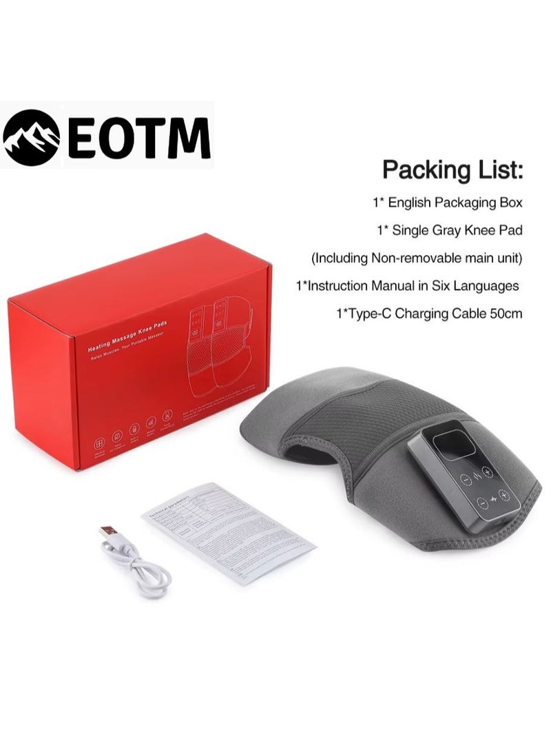 EOTM 2 Pcs Rechargeable Cordless Electric Heating Knee Massage Pads with Heat Vibration For Pain Relief| Relieve Arthritis Pain | Suitable For Both Men and Women - Image 3